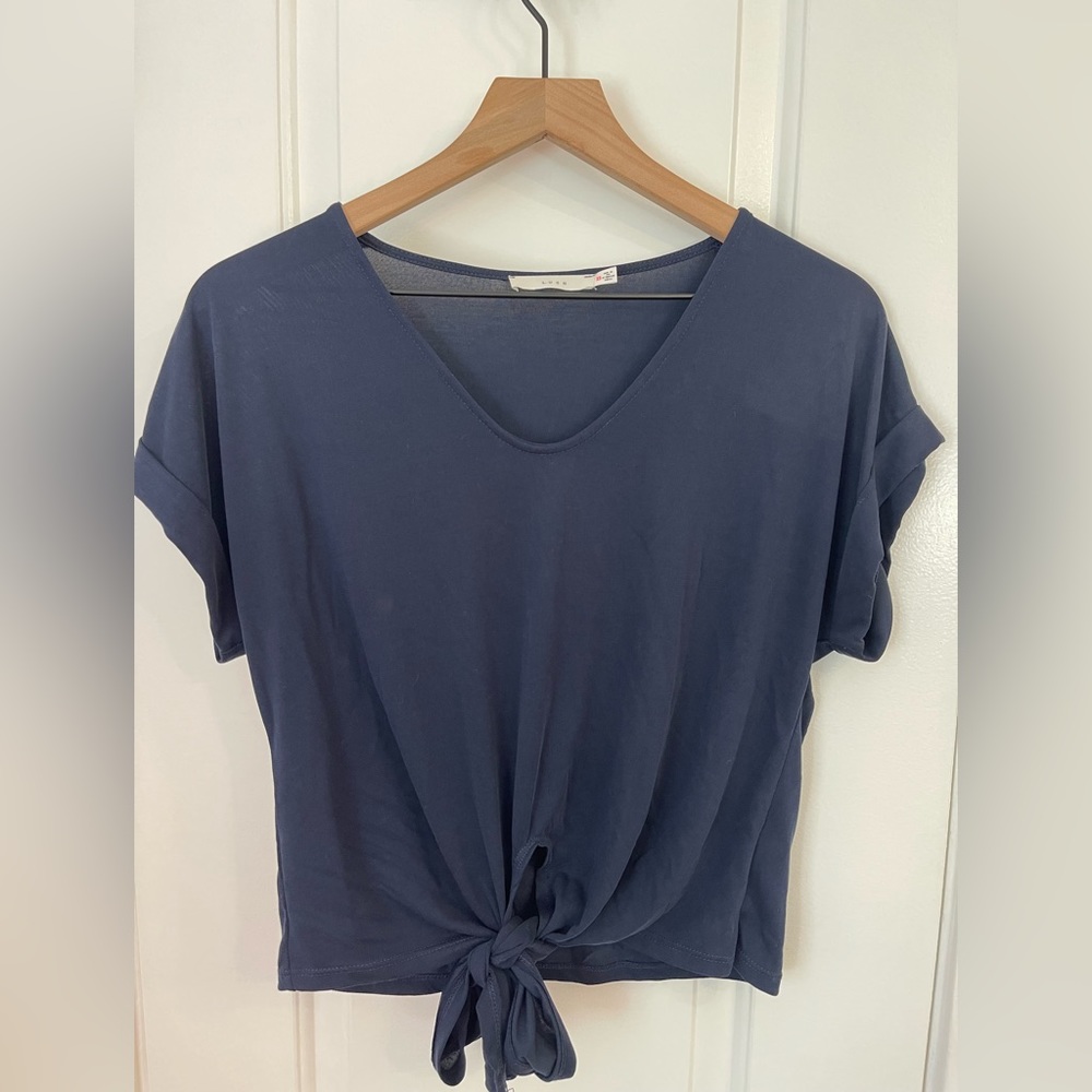 Navy Lush Blouse